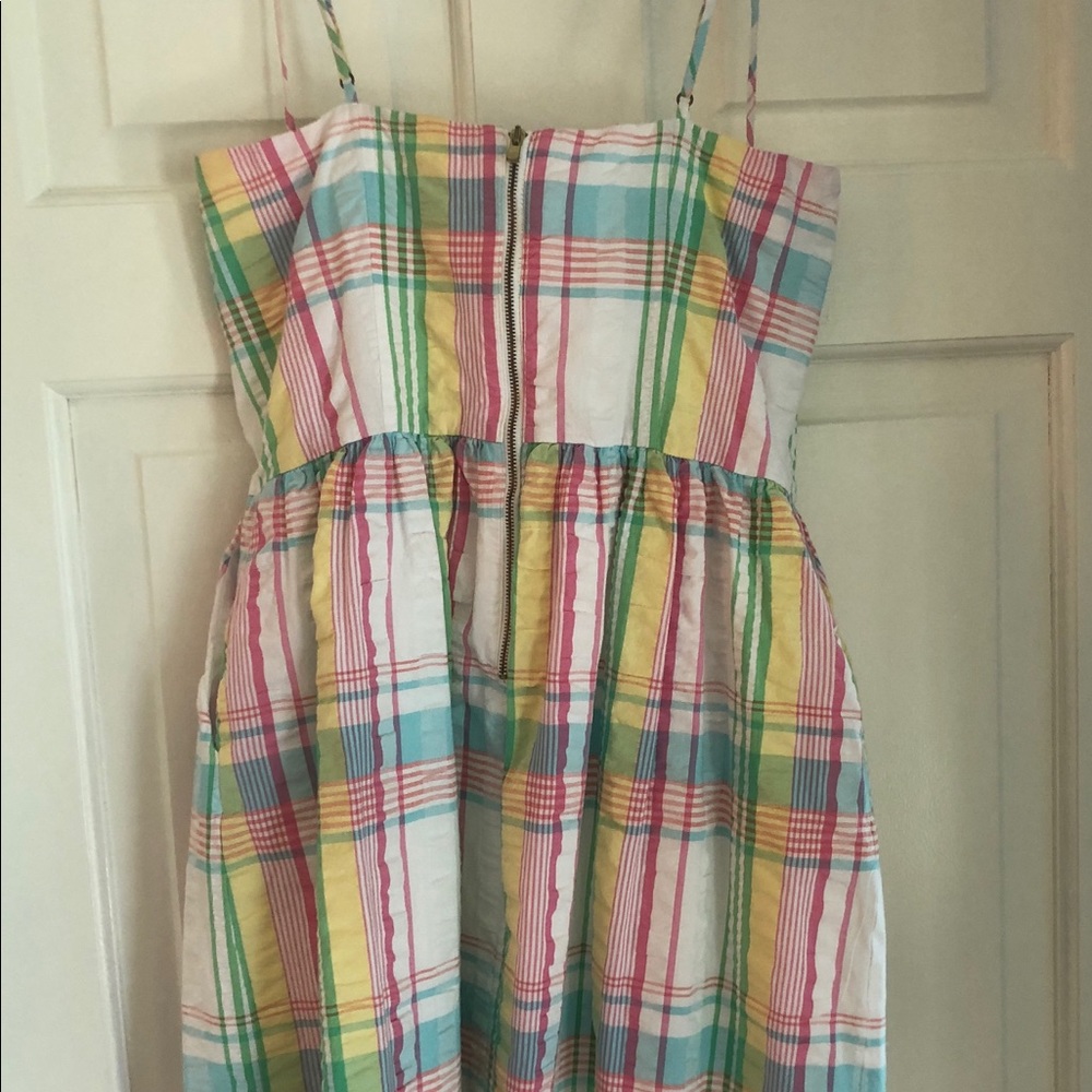 COPY - Adorable Lily Pulitzer madras plaid dress.